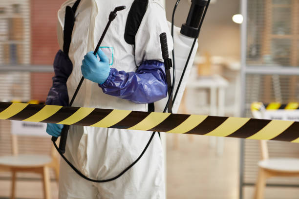 Professional Biohazard Cleanup technician working in Midway, UT